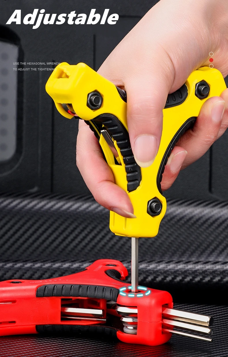 9 in 1 Folding Hex Key Set, Portable Allen Key With Ergonomic Handle,Metric (1.5mm, 2mm, 2.5mm, 3mm, 4mm, 4.5mm, 5mm, 5.5mm,6mm)