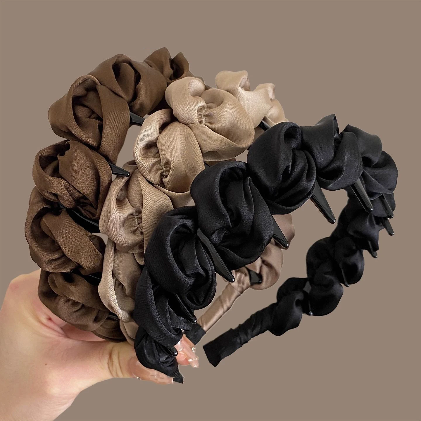 Practical Versatile Fabric Headband Women's High Skull Top Hairline Wrapping Hair Hoop Face Wash Hair Bundle Stylish 2026 New