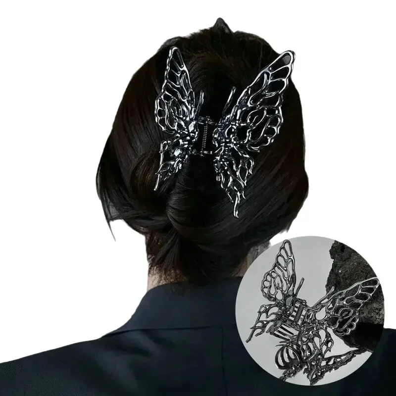 The 1PC alloy butterfly elegant back head gripper is suitable for daily holiday gifts