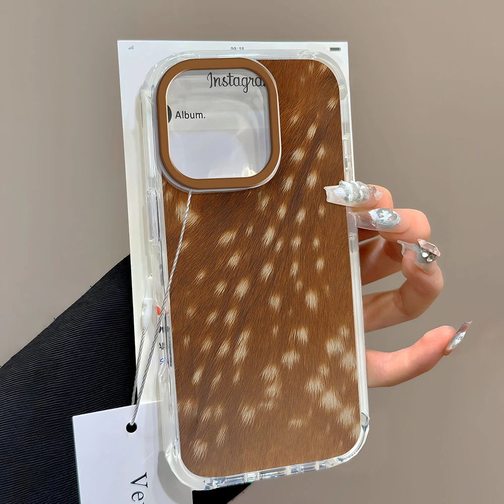 luxuryInsBrownRedPolkaDotsPhoneCaseForiPhone171616e1514131211MiniProMaxXXRXSMax78AirPlusBackCover
