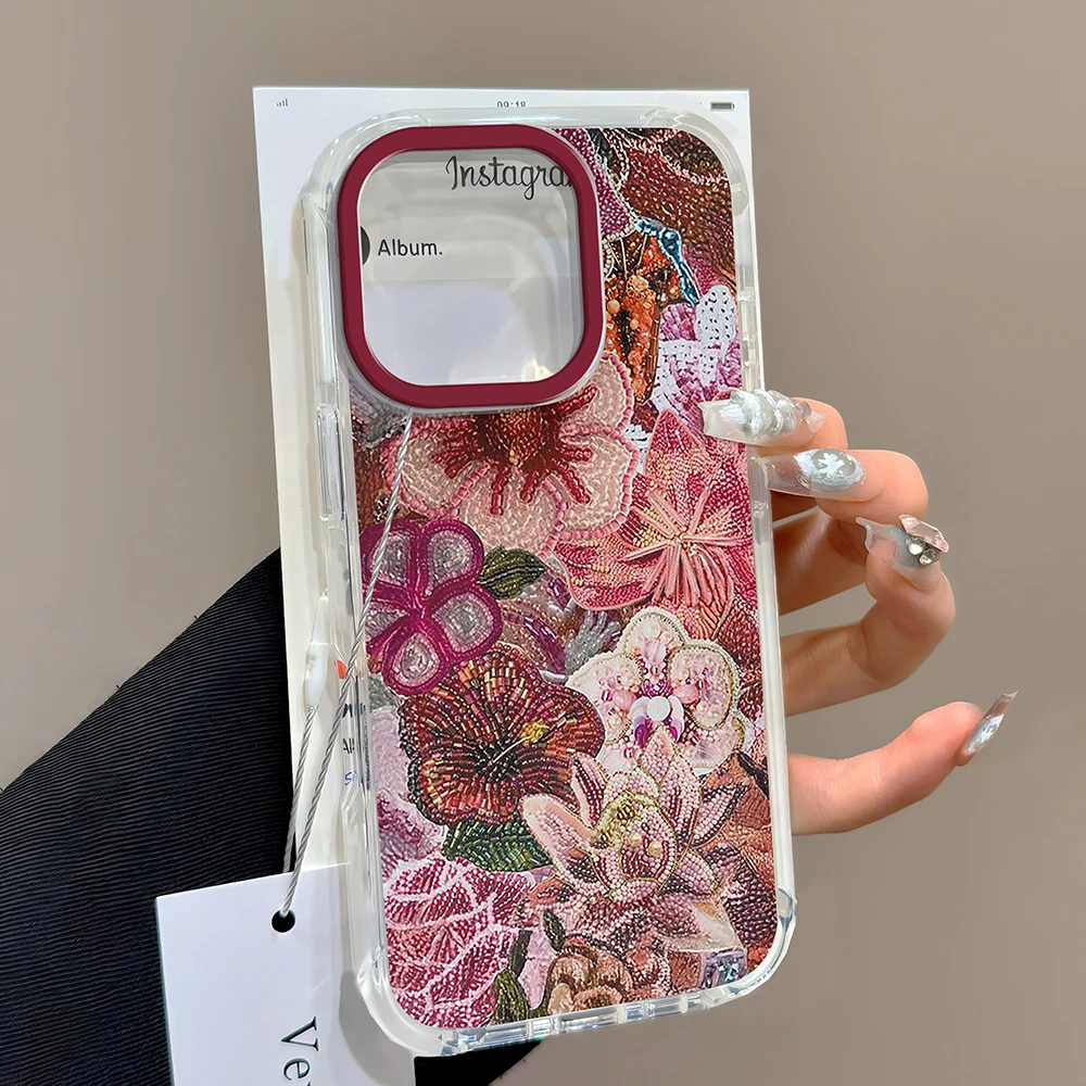 luxuryInsBrownRedPolkaDotsPhoneCaseForiPhone171616e1514131211MiniProMaxXXRXSMax78AirPlusBackCover