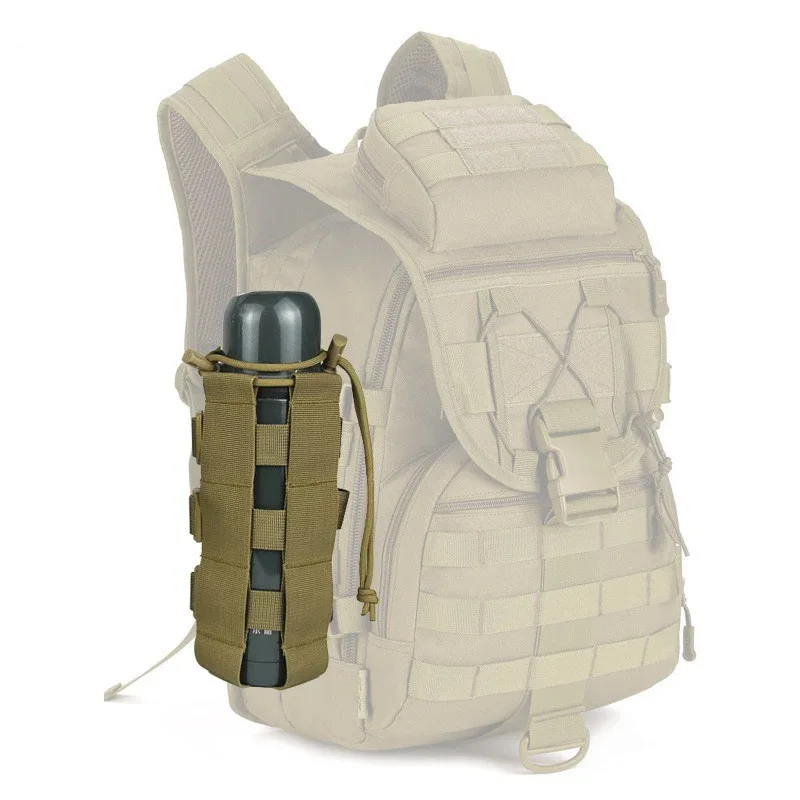 Adjustable Multifunctional Tactical Water Bottle Holder Outdoor Travel Portable Waist Bag for Sports Military Fan MOLLE