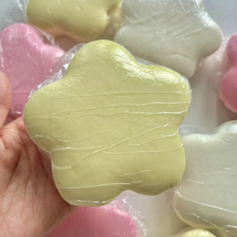 Yellow Squishy Star Fidget Toy Slow Rising Pinch Anti-anxiety Squeeze Toy Super Soft Cute Rebound Decompression Toy Funny Gifts