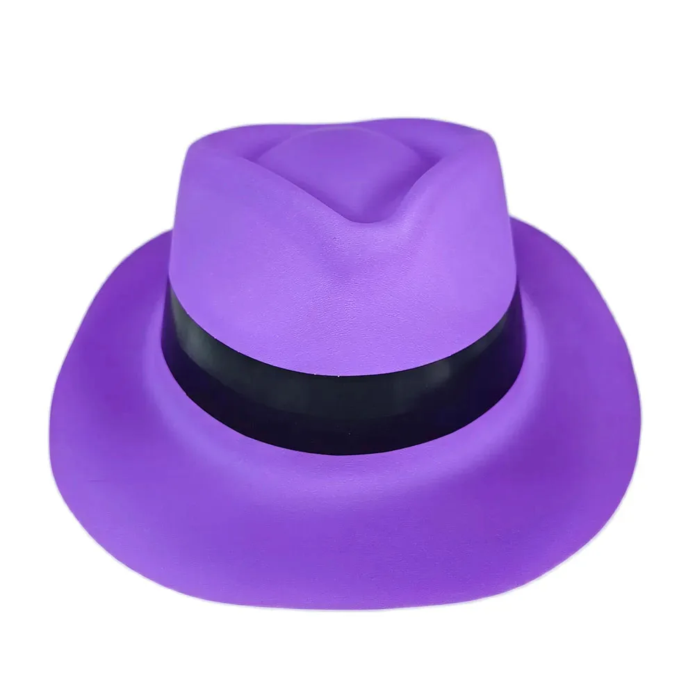 5/10/20/30/40/50Pcs Neon Plastic Party Hats UV Light Party Glow Hats Fluorescent Hat Kid Adults Birthday Music Party Decorations