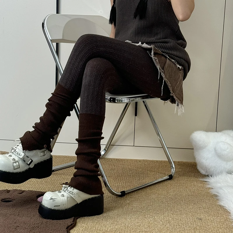 150g Autumn Winter Vertical Striped Tights Women Vintage Thermal Light Slimming Simple Versatile Pantyhose Underwear Leggings