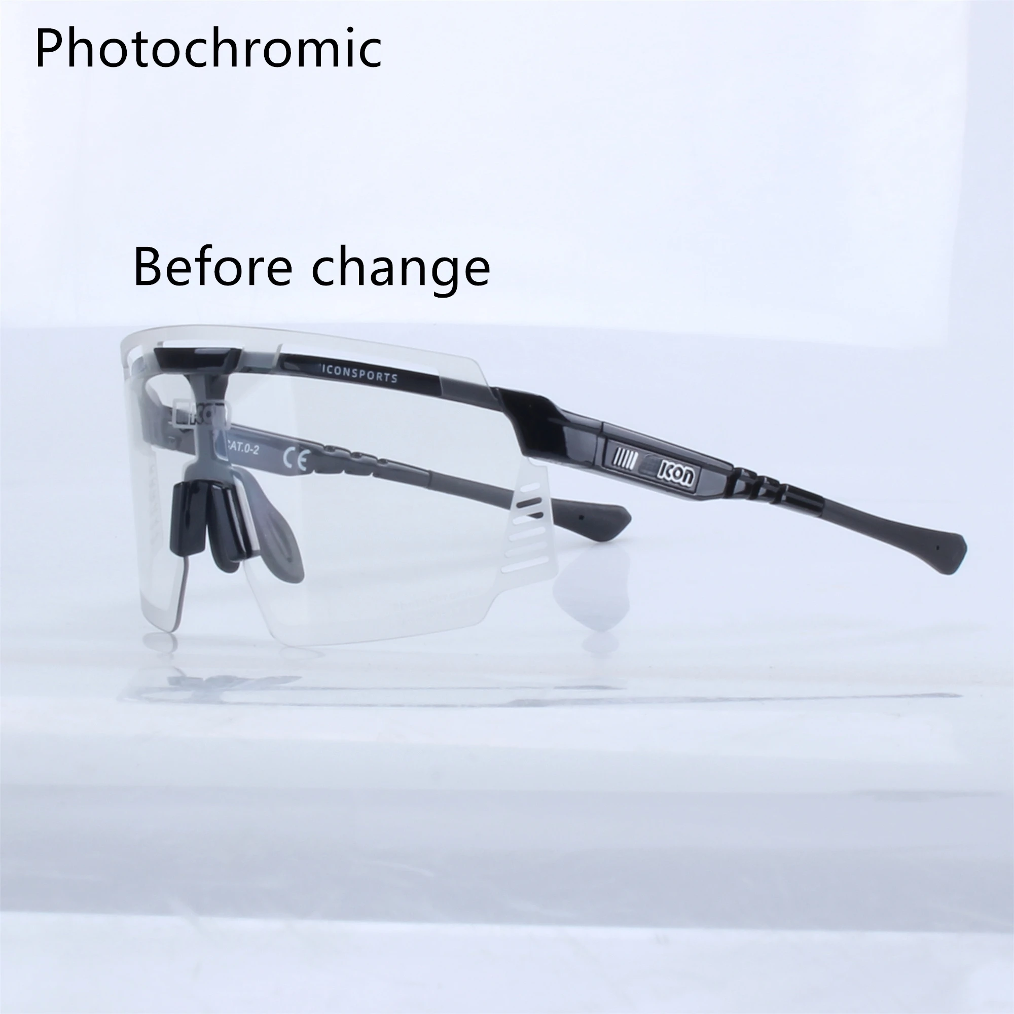 Photochromic Cycling Glasses Outdoor Sports Sunglasses Men MTB Bicycle Goggles Women Road Mountain Bike Eyewear Eyeglass