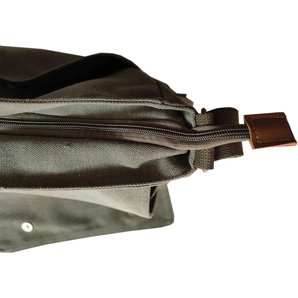 Korean Style Large Capacity Canvas Messenger Bag for Men & Women, Laptop Shoulder Bag, Casual Crossbody Tote