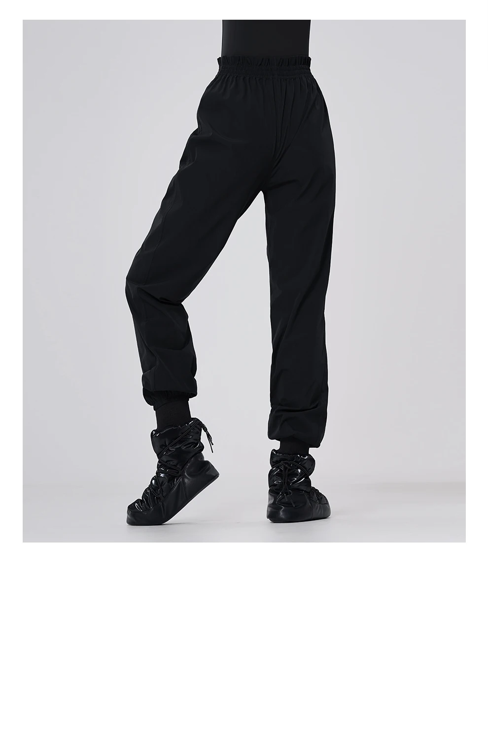 Women Ballet Casual Pants Athletic Running Sweatpants Teen Girls Lightweight Intensity Nylon Perspiration Trousers for Dance