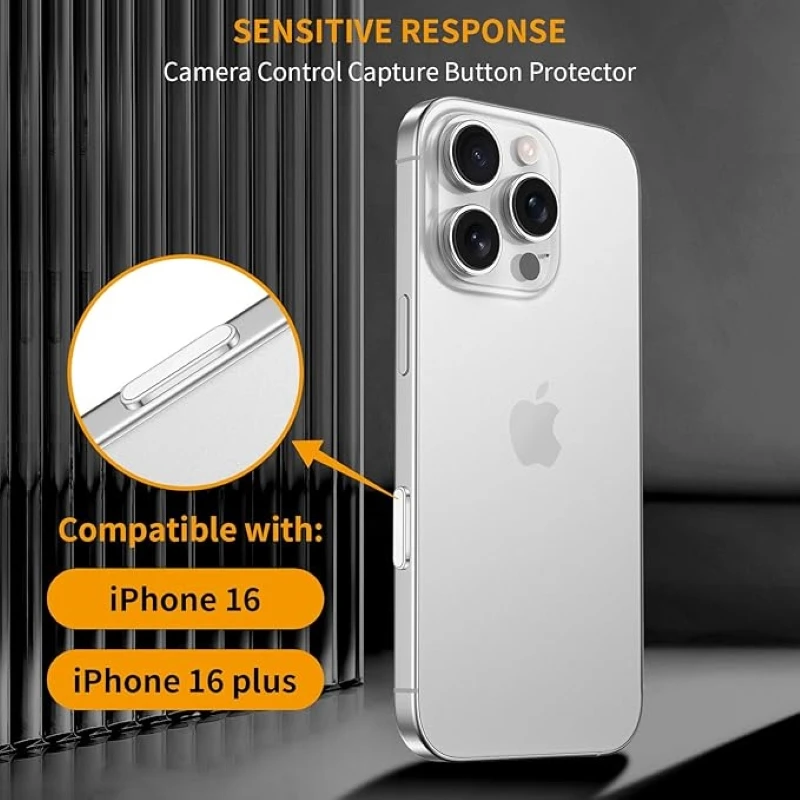Camera Control Button Protector For iPhone 17 Pro Max 17 Pro 16 Plus 16 Anti-scratch Slide Capacitive Cover For Side Capture Key