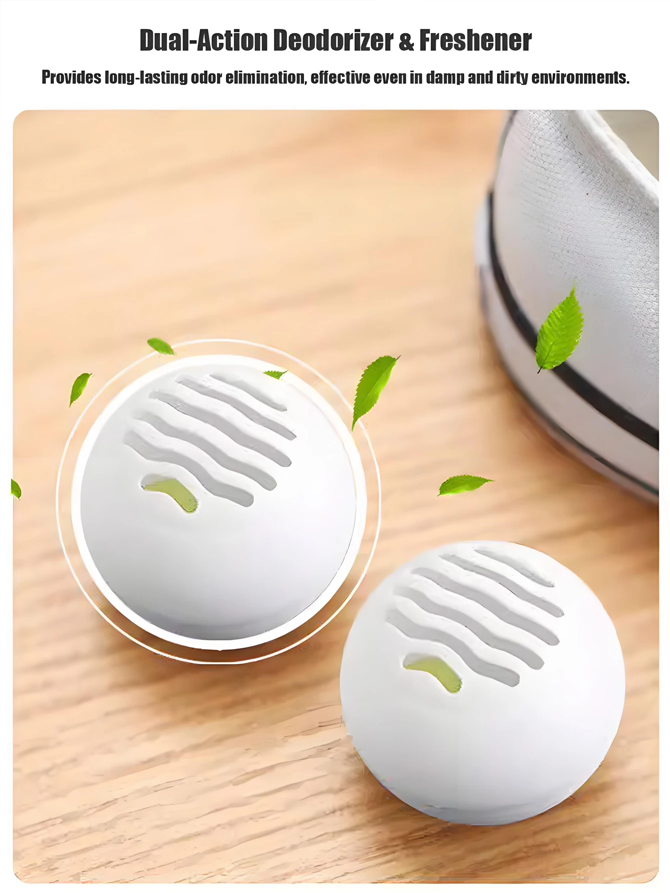 6/18 PCS Shoe Deodorizer Balls Reusable Solid Scented Odor Eliminator for Sneakers Closet Drawer Effective