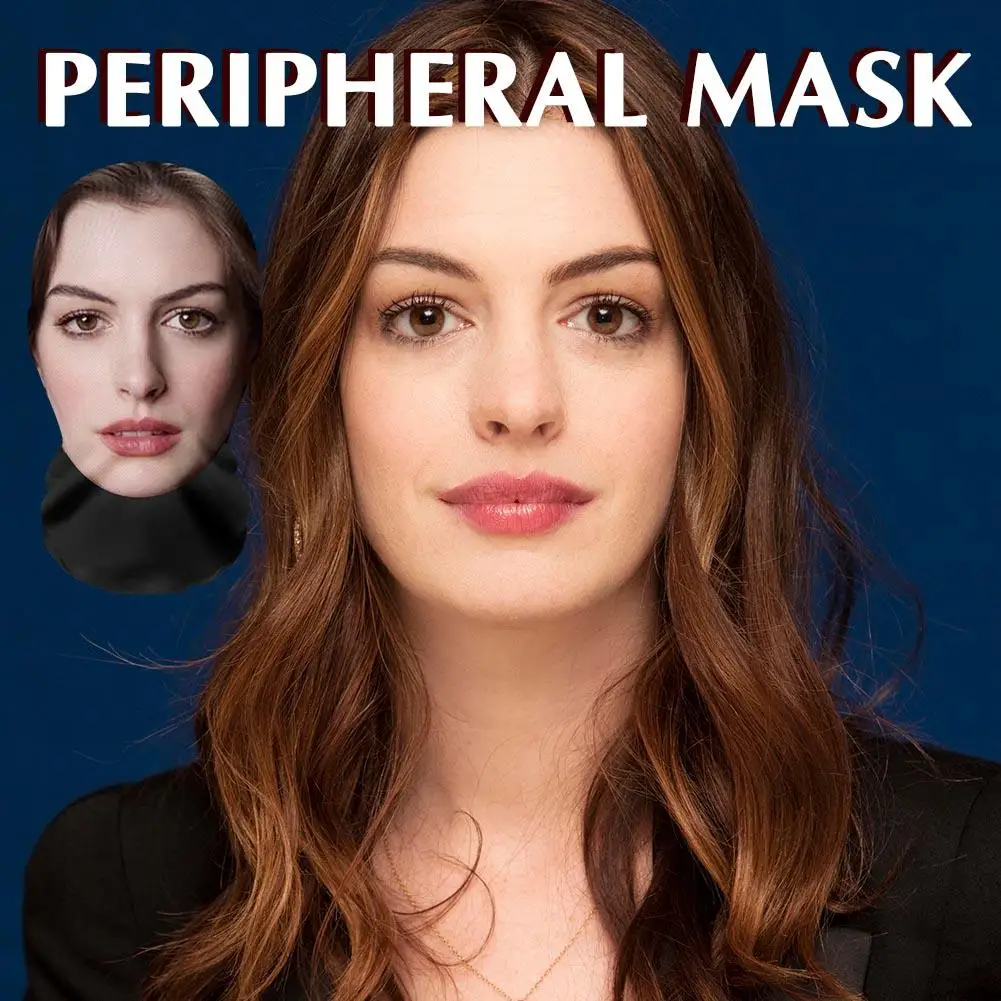 3D Printed Full Face Visual Mask Anne Actress Celebrity Performer Face Mask Fun Role-playing Props Costumes Face Mask