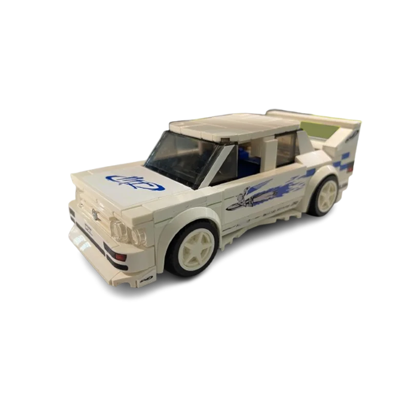Poladeer 239PCS DIY Jesse's Speed series Racing Car Custom Assembled Building Blocks Educational Toys Ornaments Boy Holiday Gift