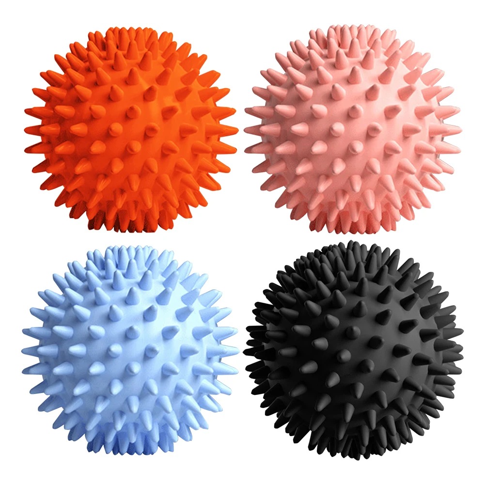 Foot Massage Ball With Spikes Pilates Yoga Sports Fitness Muscle Relaxation Massage Ball Plantar Fasciitis Therapy Ball for Hand