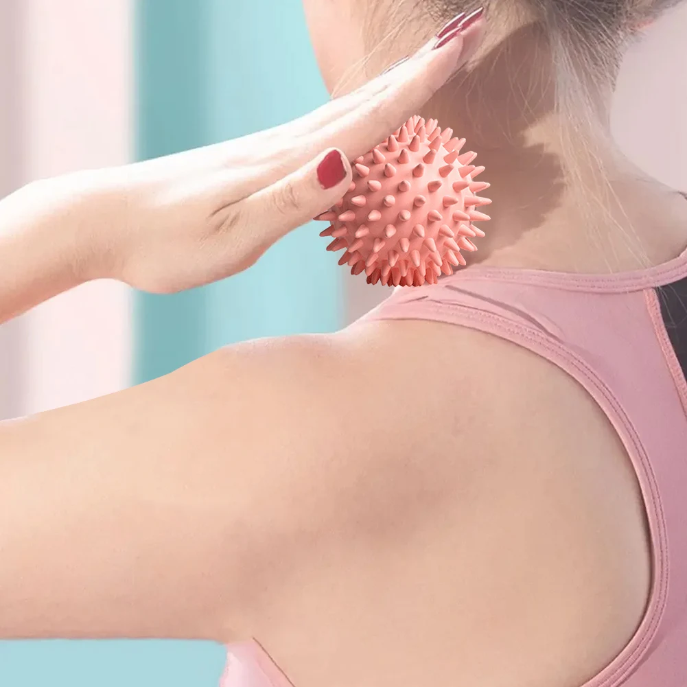 Foot Massage Ball With Spikes Pilates Yoga Sports Fitness Muscle Relaxation Massage Ball Plantar Fasciitis Therapy Ball for Hand