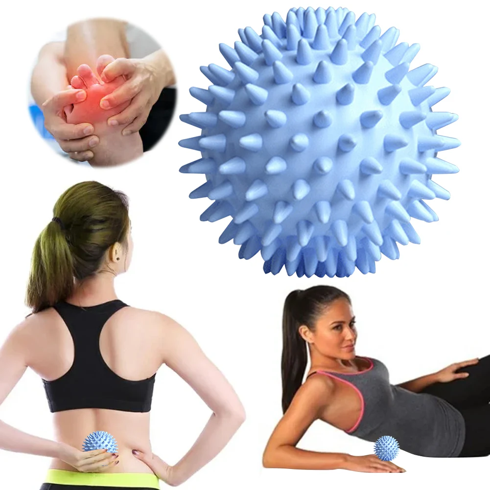 Foot Massage Ball With Spikes Pilates Yoga Sports Fitness Muscle Relaxation Massage Ball Plantar Fasciitis Therapy Ball for Hand