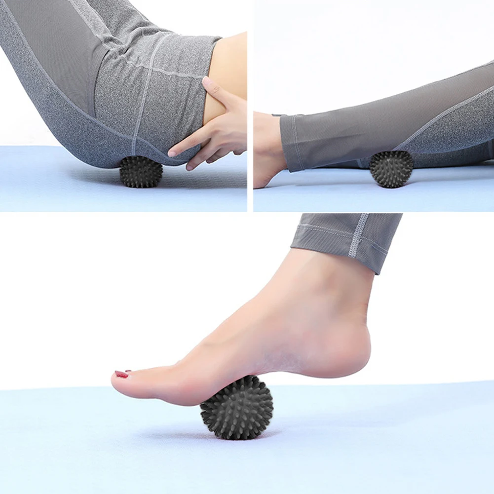 Foot Massage Ball With Spikes Pilates Yoga Sports Fitness Muscle Relaxation Massage Ball Plantar Fasciitis Therapy Ball for Hand
