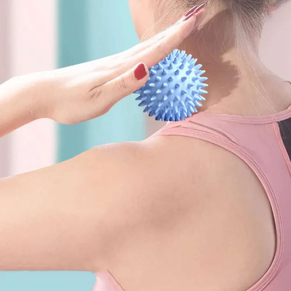 Foot Massage Ball With Spikes Pilates Yoga Sports Fitness Muscle Relaxation Massage Ball Plantar Fasciitis Therapy Ball for Hand