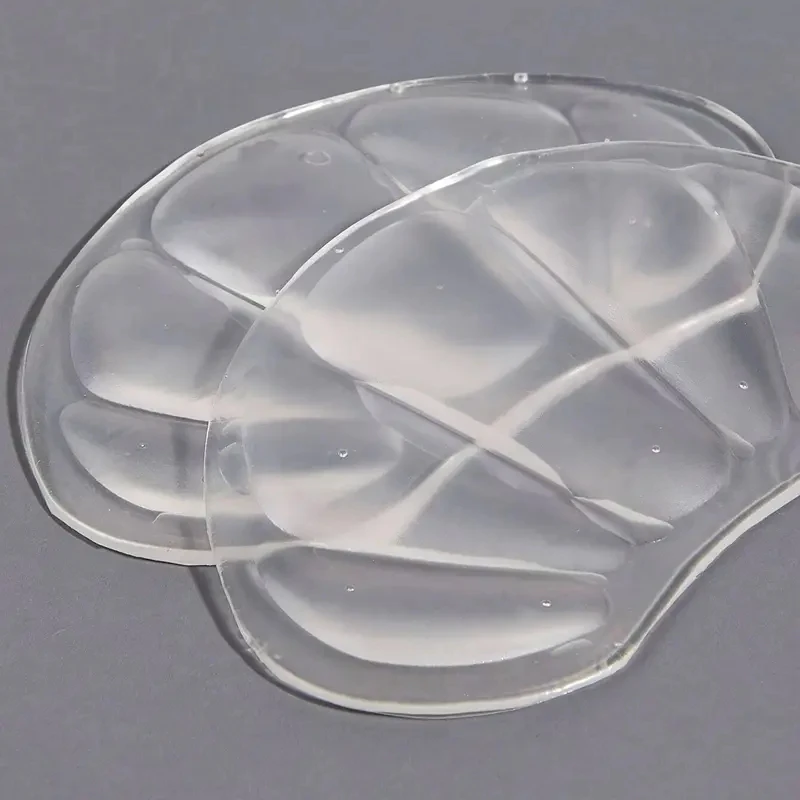 Unisex Clear Silicone Heel & Forefoot Cushion Pads, Compatible with High Heels & Sneakers, Lightweight, Breathable Comfort Inser