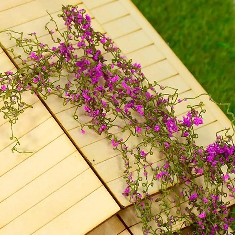 Miniature Climbing Vine Model, Artificial Leaves for Diorama, DIY Railway Scenery, Fake Foliage Plants for Architectural Model