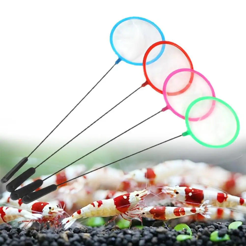Fish Net Artemia Filter Shrimp Mini Portable Fishing Tank Aquarium Dense Mesh Pore Tool Aquarium Fish Net for Catching Goldfish