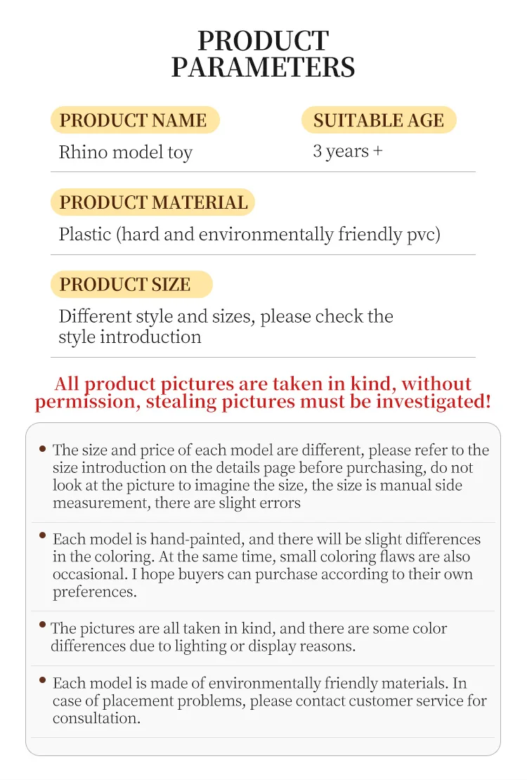 Simulation Wild Animal Model Rhino Indian Rhinoceros PVC Home Ornament Animal Educational Toy For Kids Gift