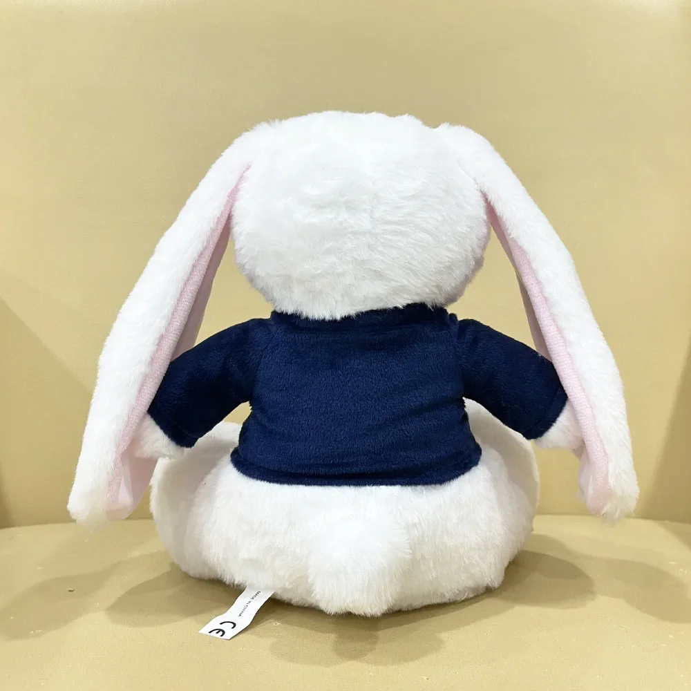 Cute Mei The Bunny Plush Toy Soft Stuffed Long Ears Bunny Doll Sleeping Companion Delicate Home Decoration Kids Gifts