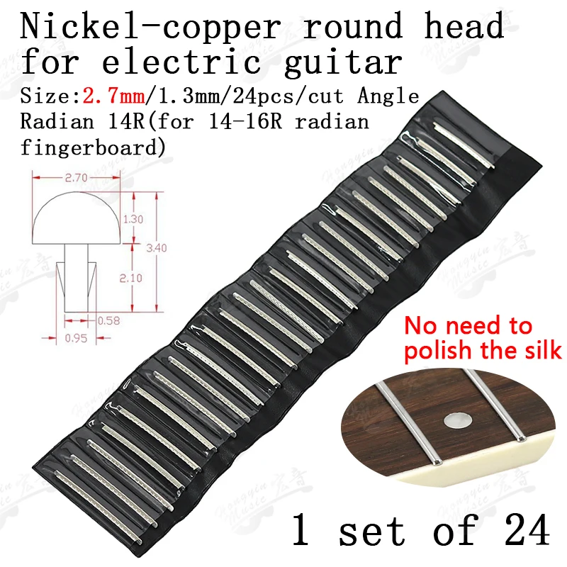Fingerboard Frets Fret Wire For Electric Guitar Nickel Silver Stainless Steel 2.4MM 2.7mm 2.9MM HUATOOL