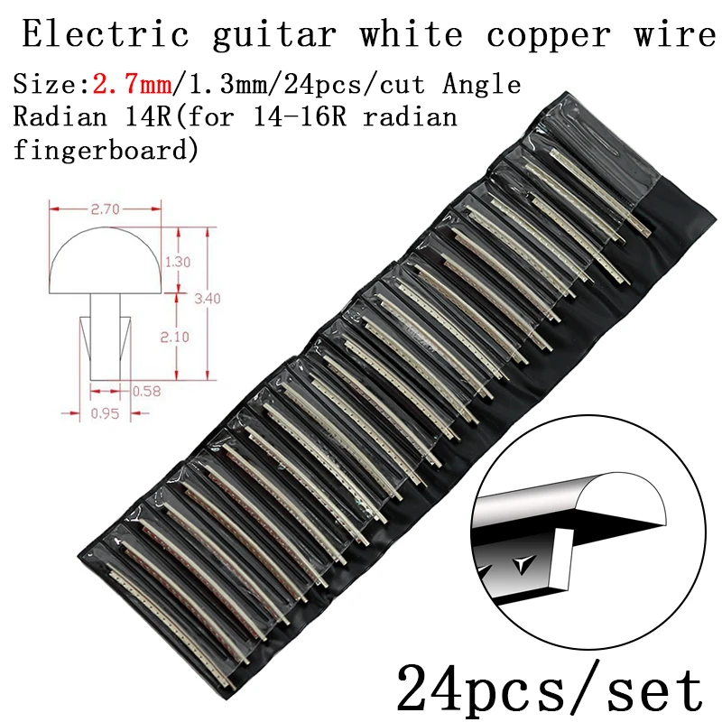 Fingerboard Frets Fret Wire For Electric Guitar Nickel Silver Stainless Steel 2.4MM 2.7mm 2.9MM HUATOOL
