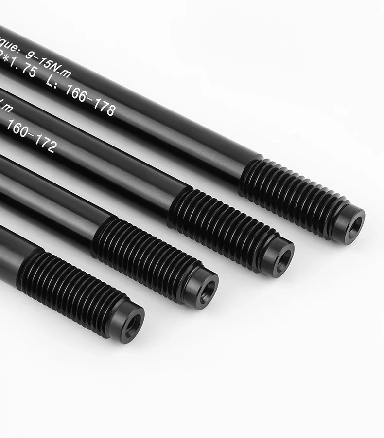 MUQZI Mountain Road Bike Trainer Thru Axle Adapter Conversion Kit Shaft Bike Wheels Quick Release Skewers M12-1.0/1.5/1.75