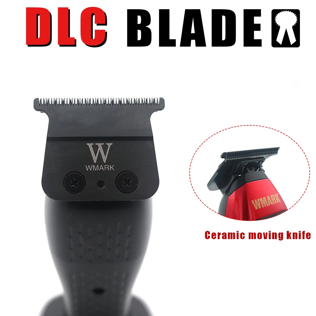 WMARK NG-XT1 Professional Beard Trimmer Hair Clipper 10000RPM Magnetic Motor DLC Blade With Base Charger Men's Grooming Machine