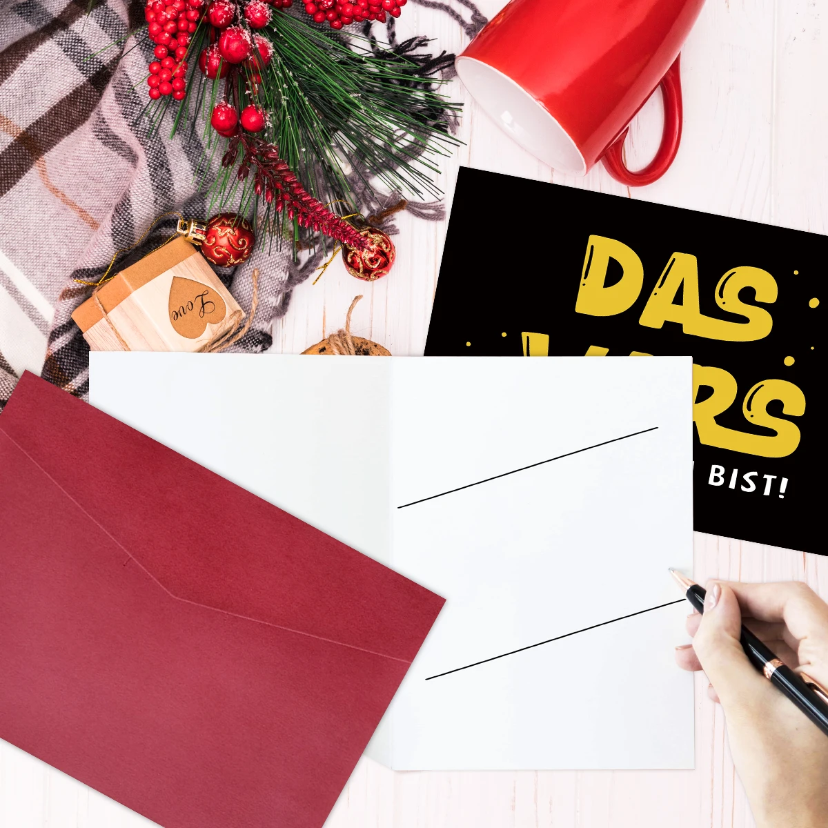 1pc German Birthday Greeting Card With Envelope-'das Wars Alt Du Nun Bist!',Fun Gift For Party,Keepsake Card For Coworker,Friend