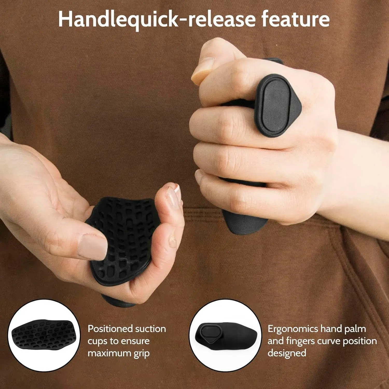 Fitness Dumbbell Weightlifting Silicone Palm Protection Anti-Slip Grip Anti-Cocoon Grip
