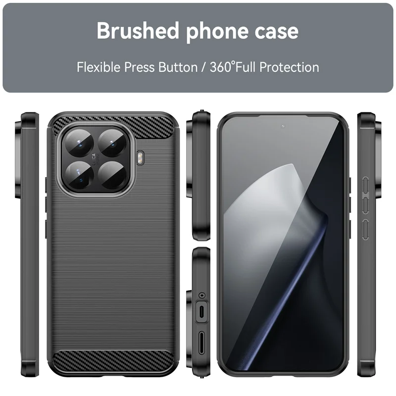 Flexible TPU Case for Xiaomi 17T Pro Mi 15T 5G Protective Cover Shockproof Frame Coque Capa Fundas