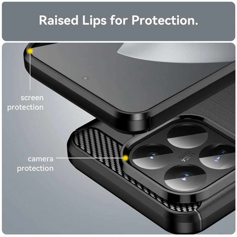 Flexible TPU Case for Xiaomi 17T Pro Mi 15T 5G Protective Cover Shockproof Frame Coque Capa Fundas