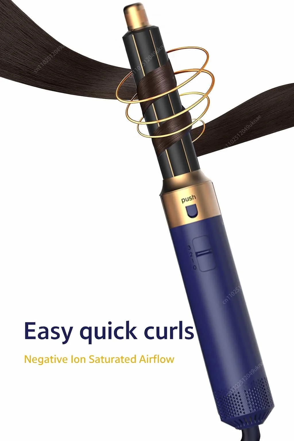 10 5 In 1 Hair Dryer Hot Air Comb Brush With Curling Iron Hair Straightener For Salon Style Curling Straightening And Volumizing