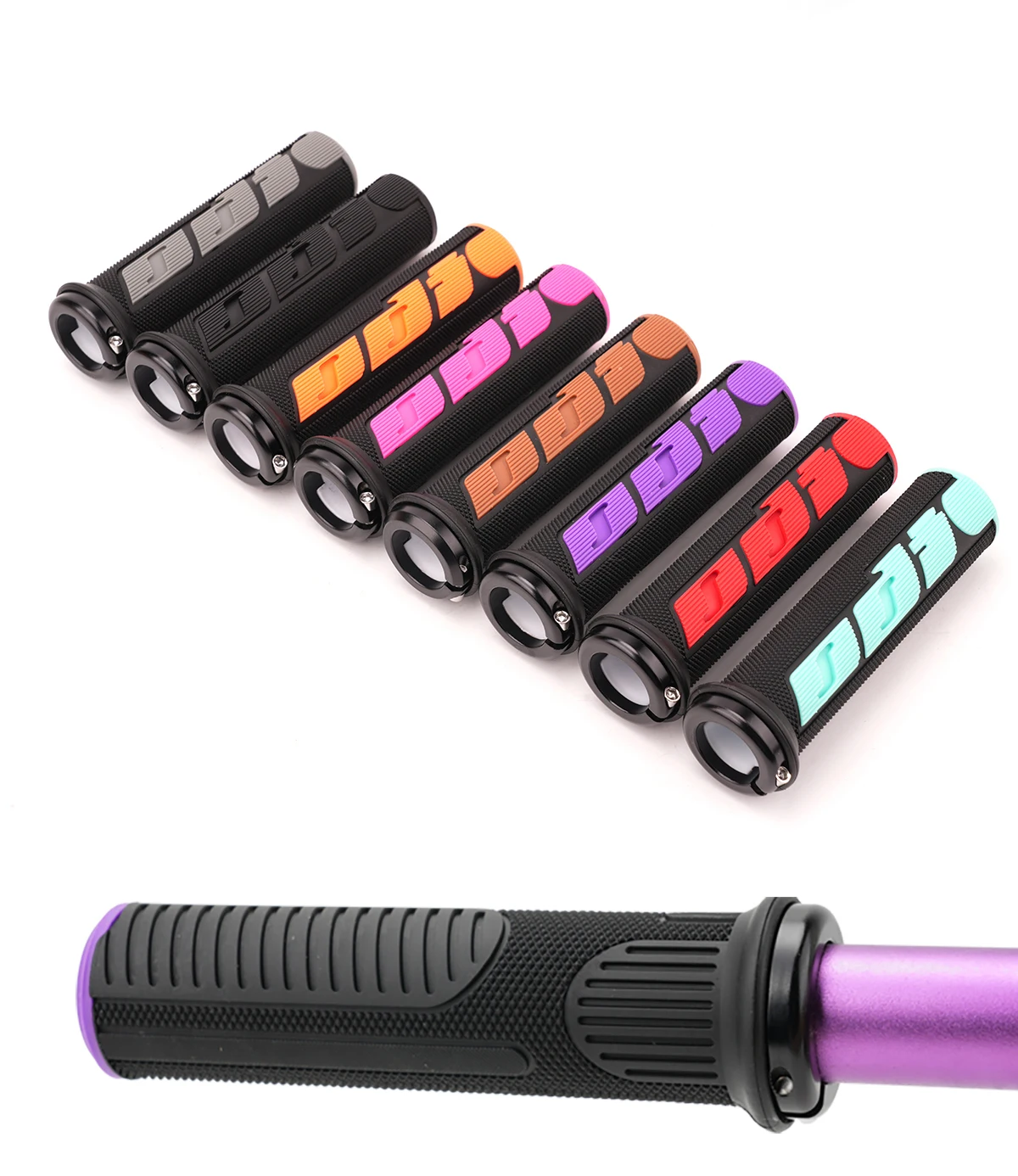 ODI RG98 MTB Grips Anti-Slip Bike Handlebar Cover Comfotable Cycling Rubber Cycling Cuffs Shock-absorbing Bicycle Accessories