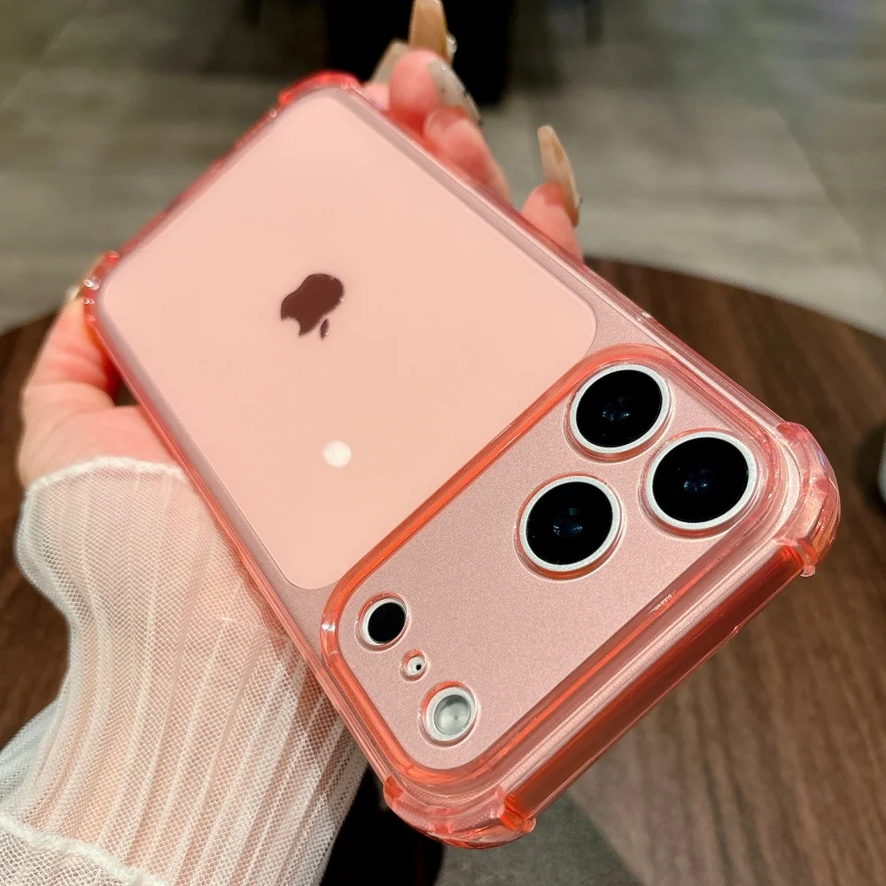 Shockproof Neon Soft TPU Clear Case For iPhone 18 17 Pro Max 16 15 14 13 12 11 XR XS X 7 8 Plus Camera Protection Silicone Cover