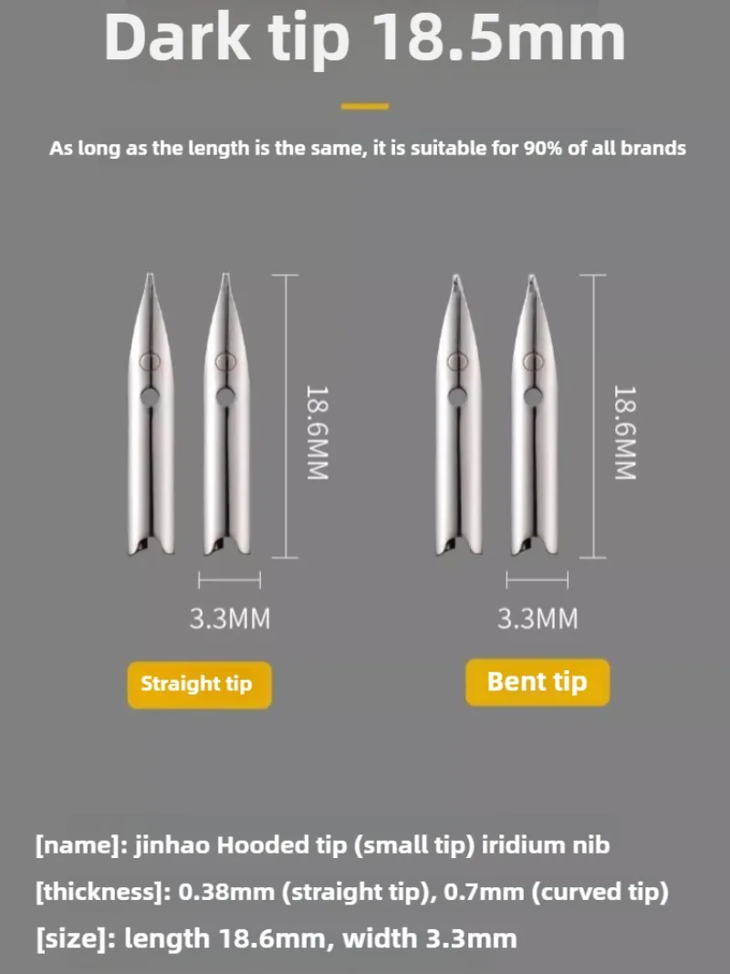 1PC JINHAO Fountain Pen Iridium Replaced EF/F/M Nib For 9019/X159/82/82 mini/100/9056/9036 Office School Supplies Stationery