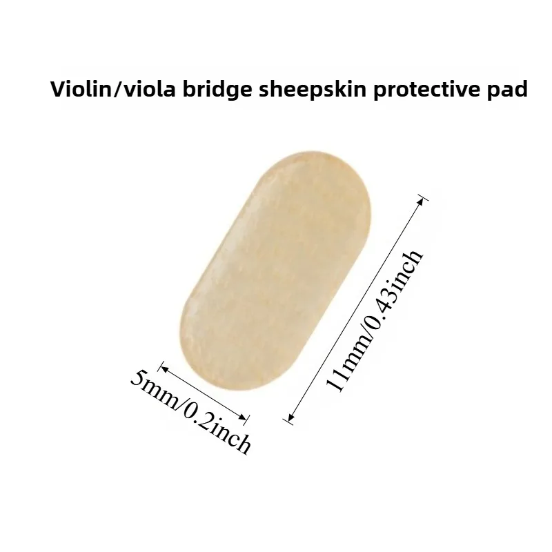 6pcs Sheepskin Protective Pad for String Instruments - Non-Slip Tuning, Durable Sheepskin Protective Pad for String Instruments