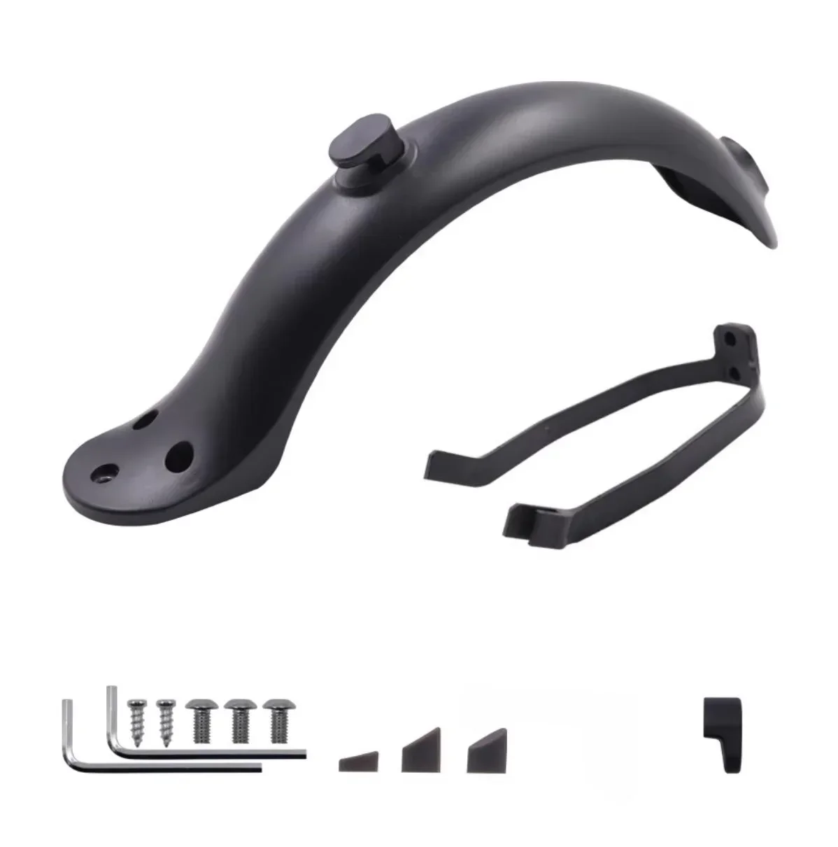 Rear Fender for Xiaomi M365 Pro Electric Scooter Short Ducktail Back Wing Taillight for Mijia Mi 3 1S Rear Mudguard Accessories