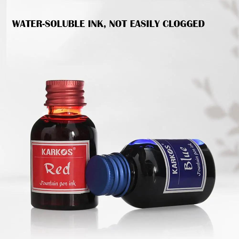 30MlL Pure Colorful Fountain Pen Ink Universal Refill Ink Stationery School Brand New Product Peace And Happiness