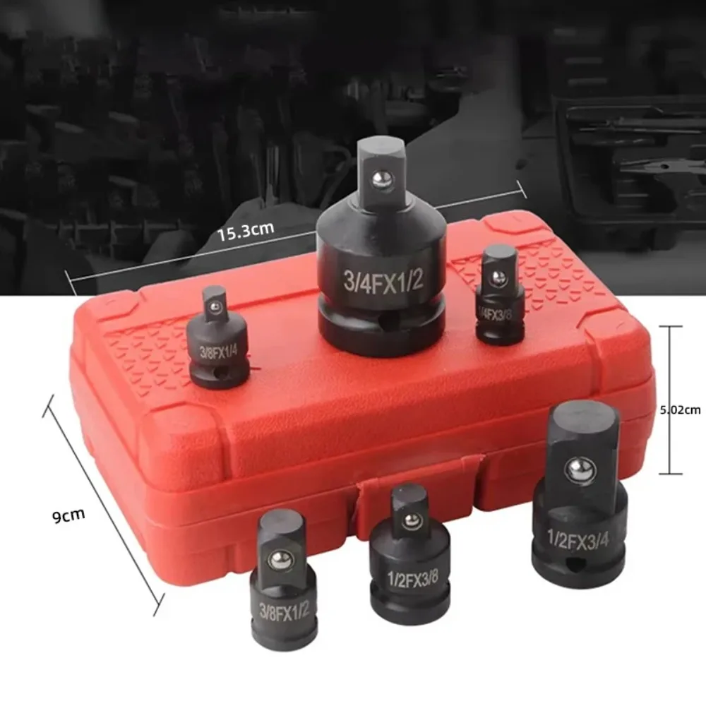 Socket Convertor Adaptor 1/2 To 3/8 3/8 To 1/4 3/4 To 1/2 Air Wrench Joints Ratchet Drive Adapter Socket Adaptor Repair Tools