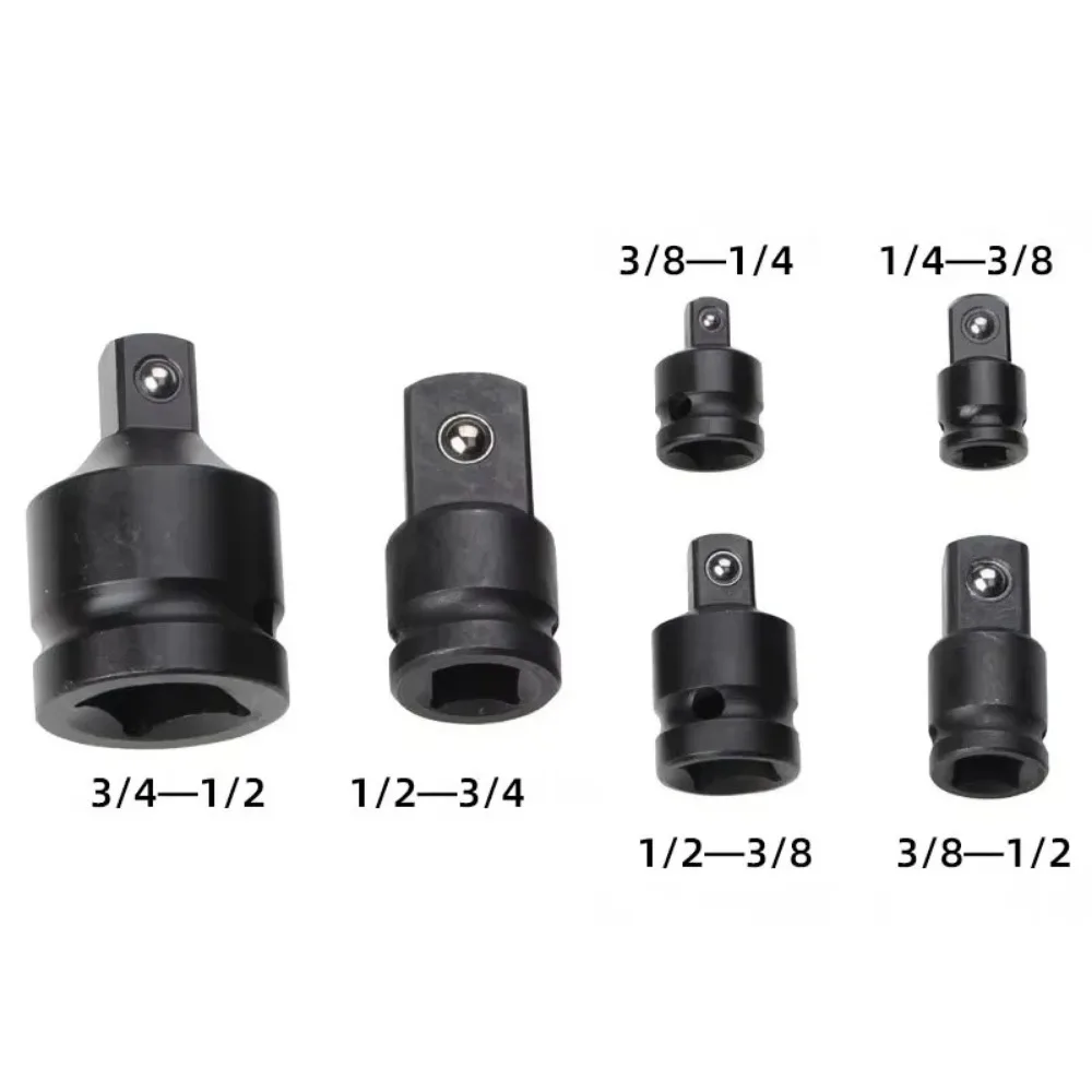 Socket Convertor Adaptor 1/2 To 3/8 3/8 To 1/4 3/4 To 1/2 Air Wrench Joints Ratchet Drive Adapter Socket Adaptor Repair Tools