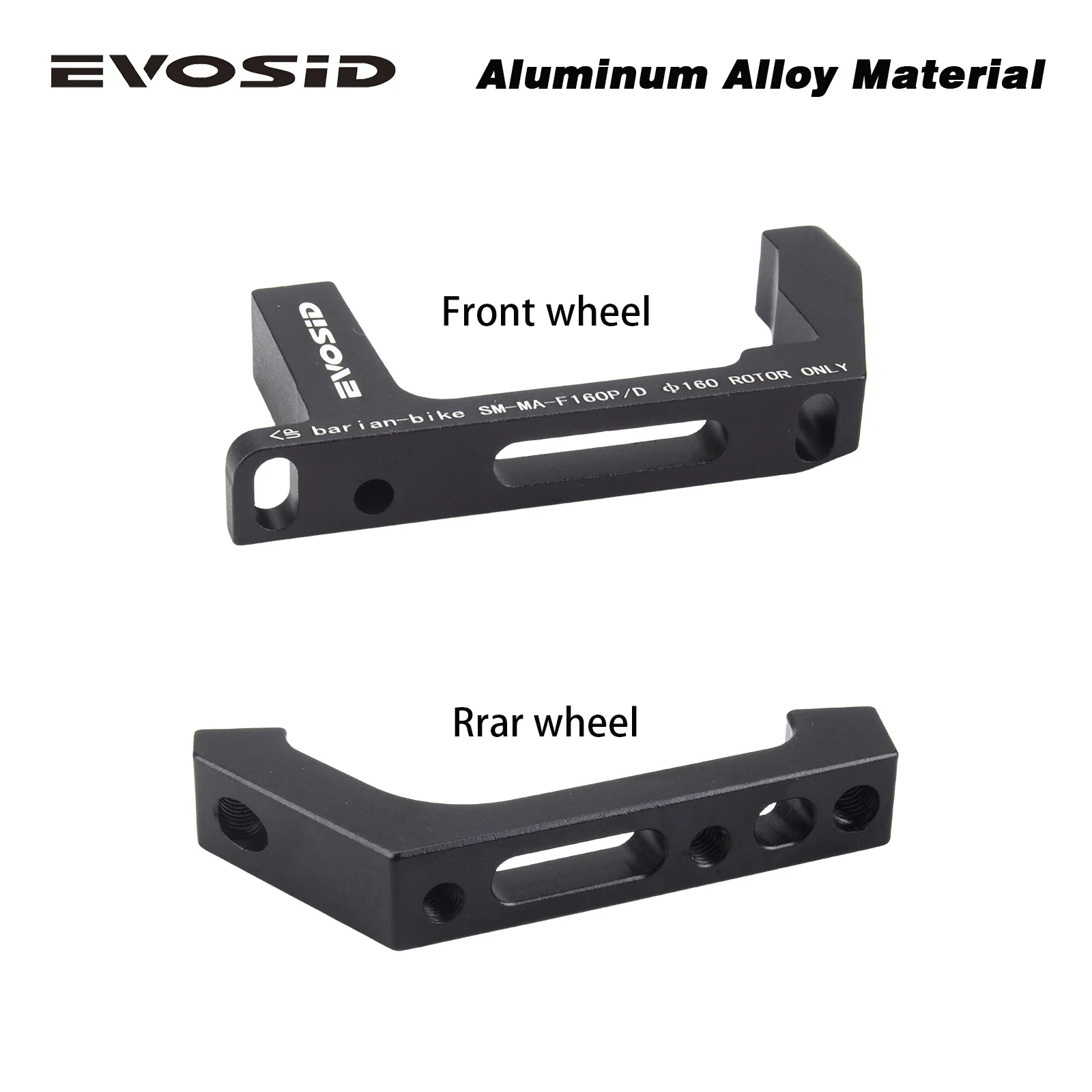 EVOSID Gravel Bike Flat Mount To Fost Mount Brake Adapter Front Rear 160mm Change Road Standard To MTB Specs Bicycle Accessories