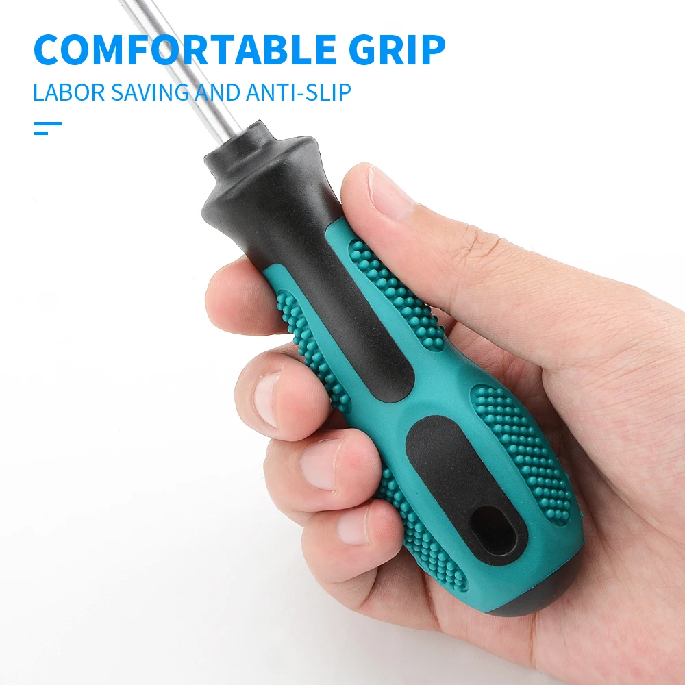 1PCS Flat Cross Screwdriver Type 3mm PH/SL Head Magnetic Screwdriver Household Basic Anti Slip Manual Screw Drive Tool