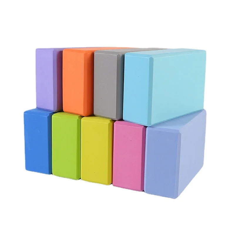 1/2PCS Gym Foam Brick Training Exercise Fitness Equipment Dance Yoga Auxiliary Tool Stretching Body Shaping EVA Yoga Blocks
