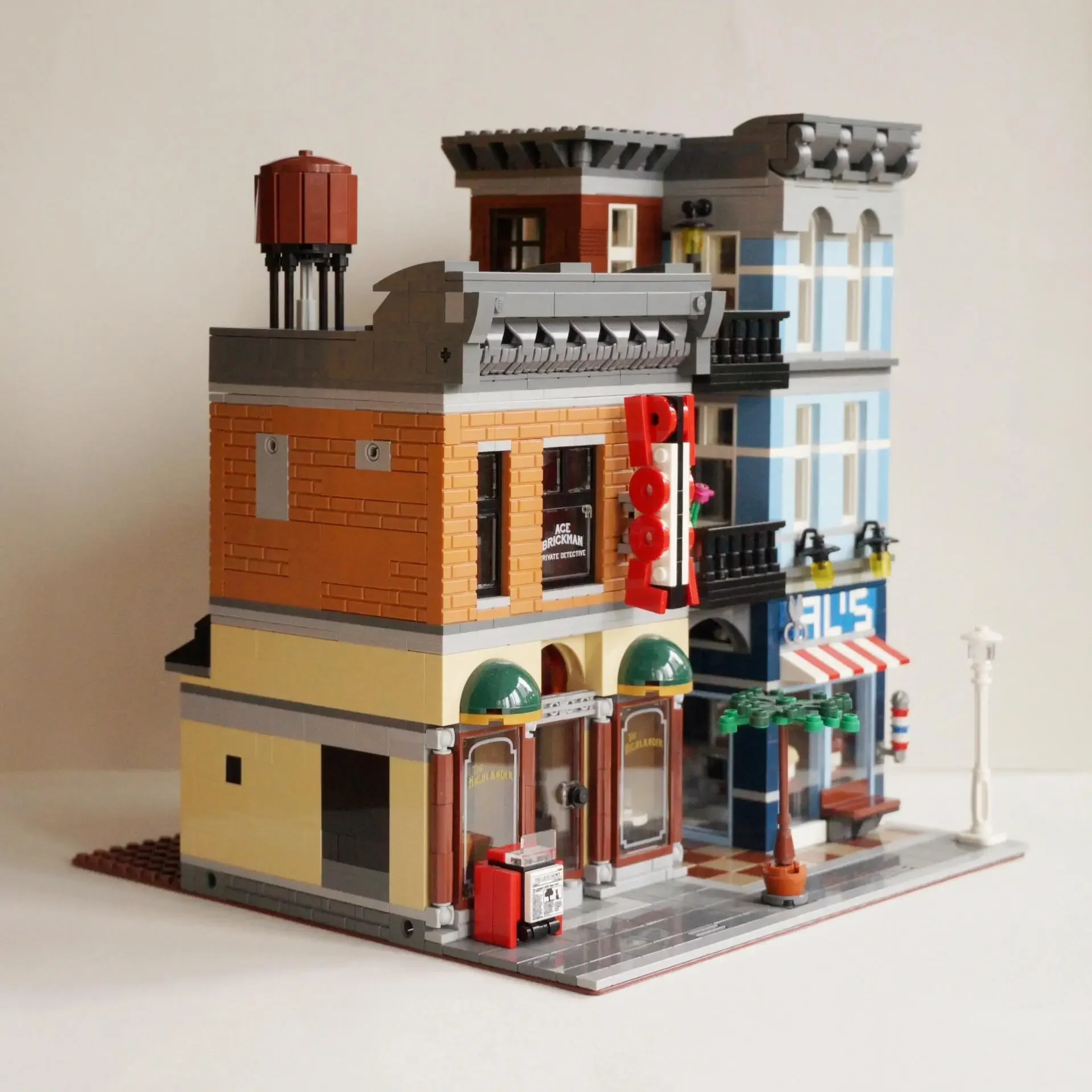 2025 New Street Scene Building Series Detective Office High-Difficulty DIY Assembly Building Blocks Children's Toy Gift