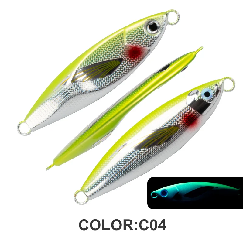 TEASER J116 250g 300g 400g 500g 600g Deepsea Big Game Trolling Vertical Jig Butterfly Offshore Metal Jigging Sinking Stick Lure