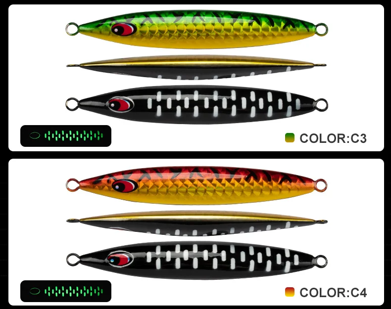 TEASER J116 250g 300g 400g 500g 600g Deepsea Big Game Trolling Vertical Jig Butterfly Offshore Metal Jigging Sinking Stick Lure