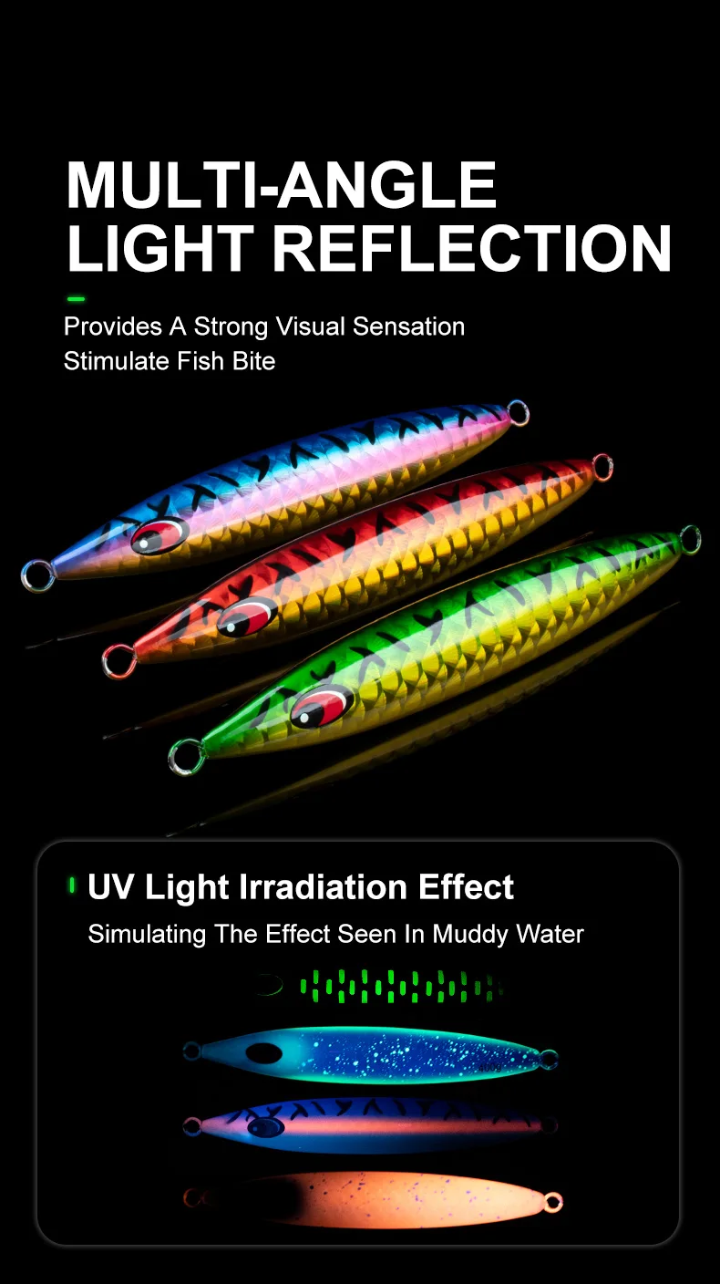TEASER J116 250g 300g 400g 500g 600g Deepsea Big Game Trolling Vertical Jig Butterfly Offshore Metal Jigging Sinking Stick Lure